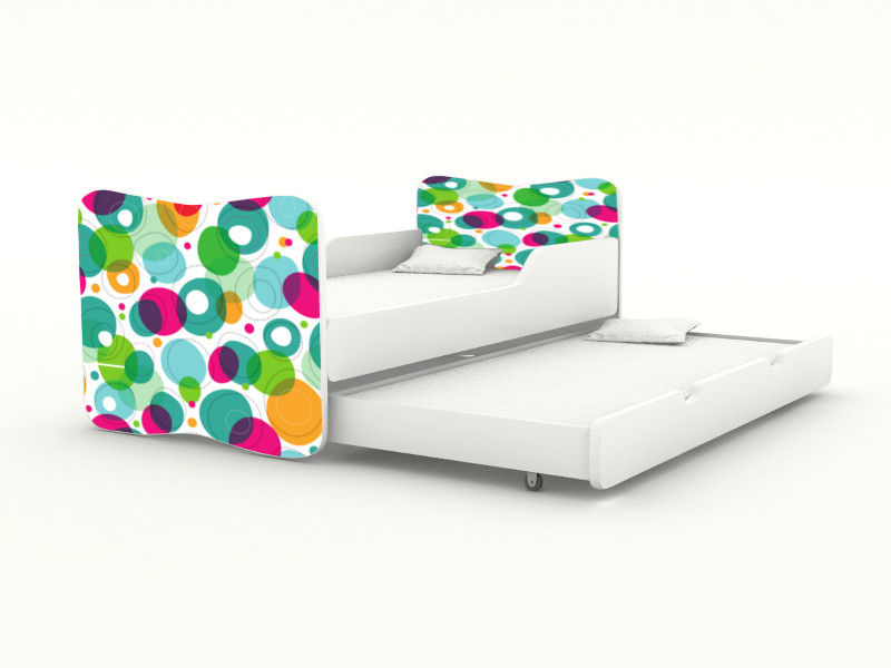 Becks posteľ s výsuvným lôžkom Colour